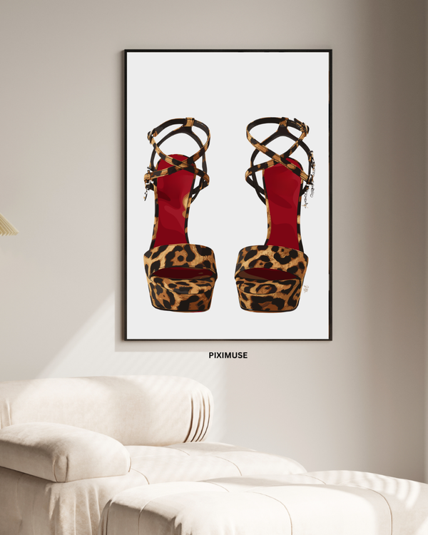 Leopard Print Heels