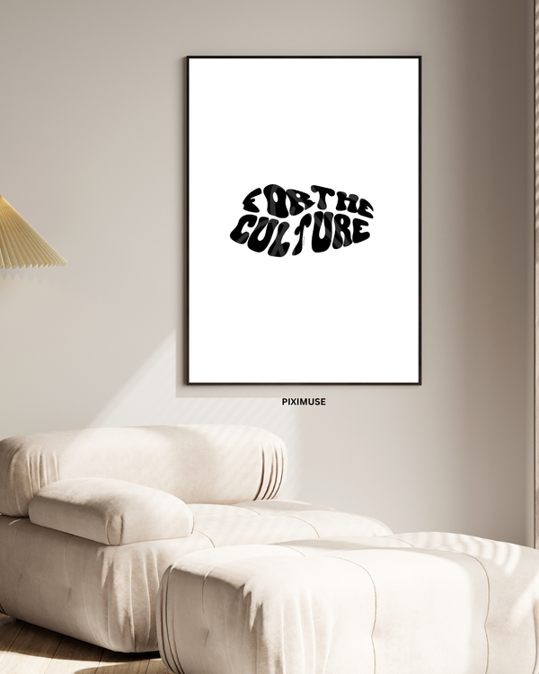 For The Culture - White