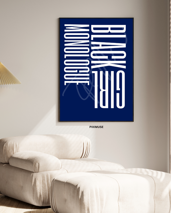 Black Girl Monologue - Dark Blue