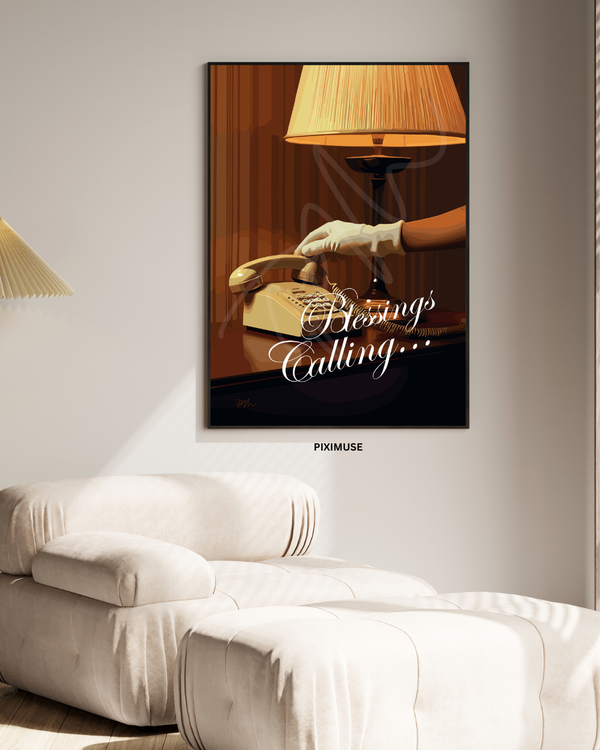 Vintage Telephone- Blessings Calling