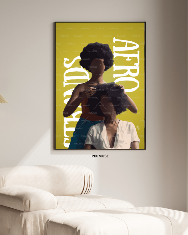 Afro Strands - Yellow