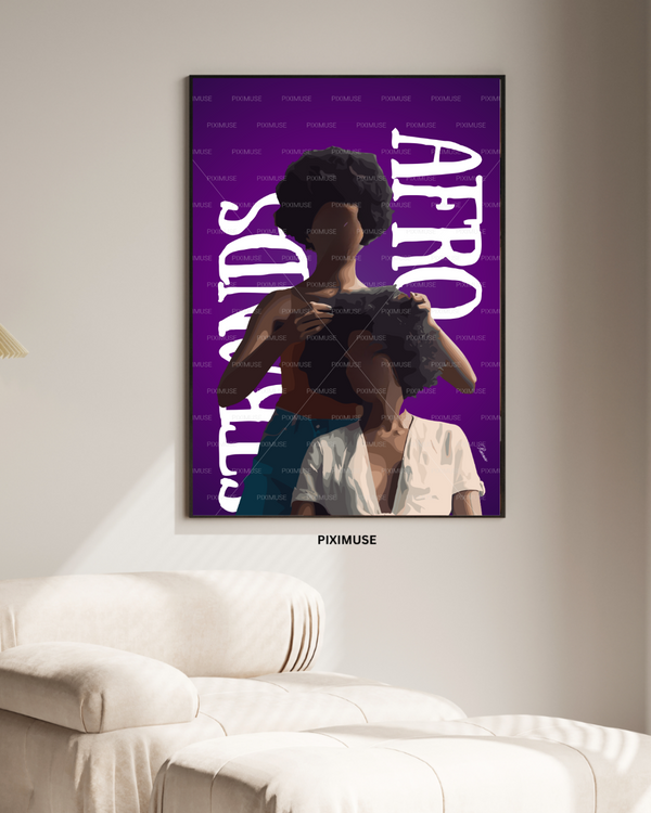 Afro Strands - Purple